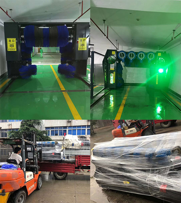 隧道洗車設(shè)備，廣西站……發(fā)貨了…