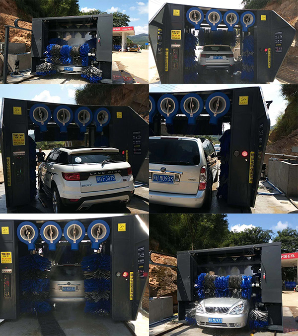 福建省武夷山-中國(guó)石化……安裝加油免費(fèi)微信掃一掃洗車、讓客戶自助去洗車……